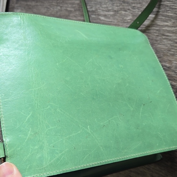 Rare Vintage Dooney & Bourke Green Alto Collection Bag Crossbody bag I2150557 - Picture 16 of 16